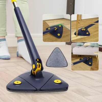 Triangle Mop 360 Rotatable Adjustable Squeezing Mop